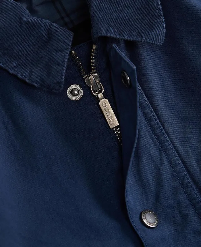 Boys039 Ashby Casual Jacket Dark Denim Kids Barbour Jackets