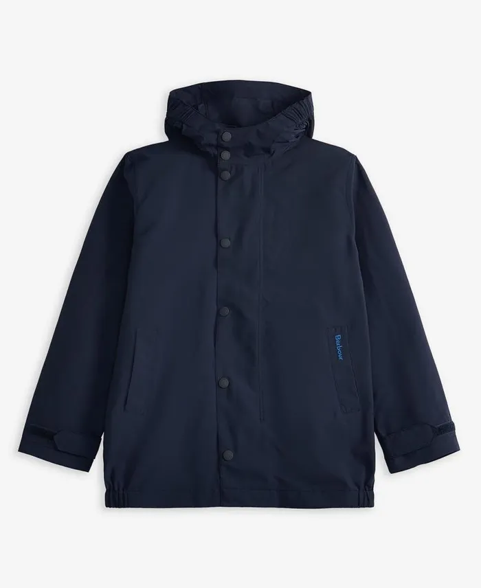 Boys039 Quay Showerproof Jacket Classic Navy Kids Barbour Jackets