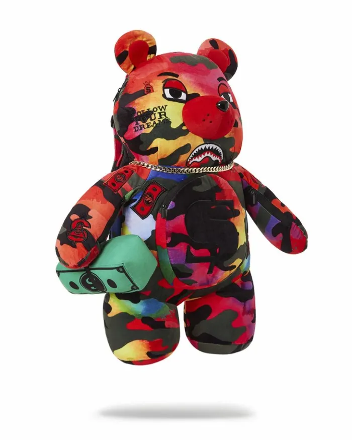 CAMOBURST MONEYBEAR TEDDYBEAR BACKPACK Bags SPRAYGROUND