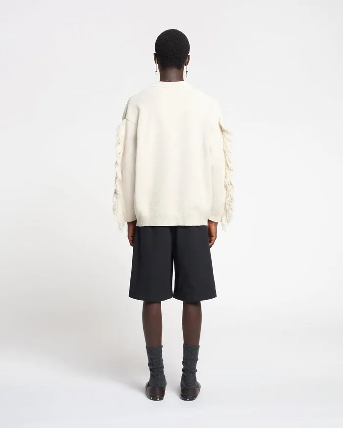 Carsten WashedCanvas Shorts Black Men Nanushka Shorts