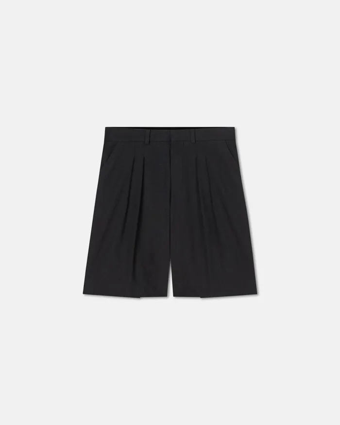 Carsten WashedCanvas Shorts Black Men Nanushka Shorts