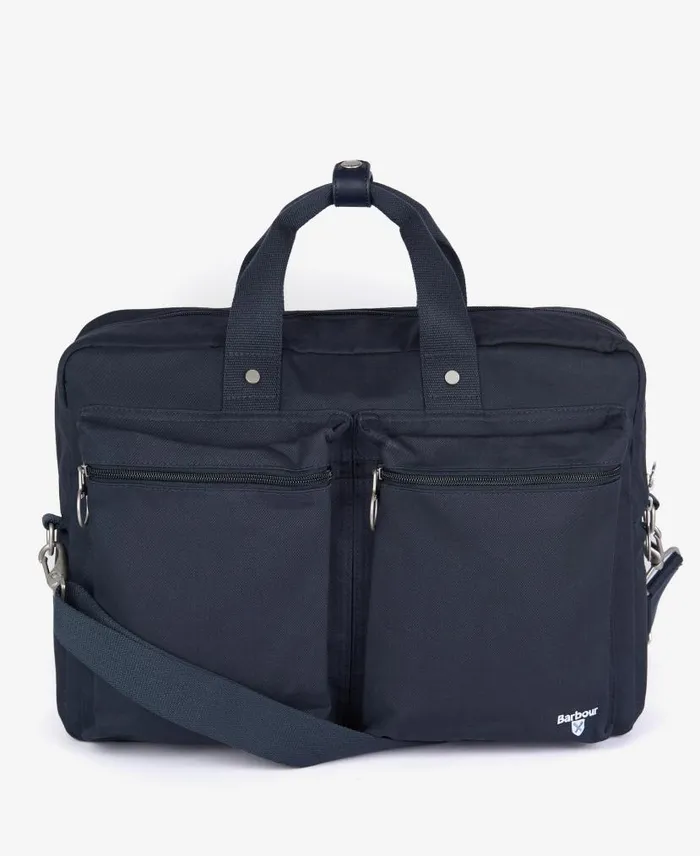Cascade ThreeWay Laptop Bag Classic Navy Men Barbour Bags and Luggage