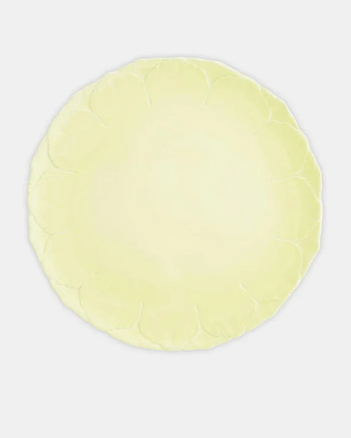 Cherry Blossom Charger Plate Yellow Women Aquazzura Dinnerware Cherry Blossom Charger Plate Yellow Women Aquazzura Dinnerware