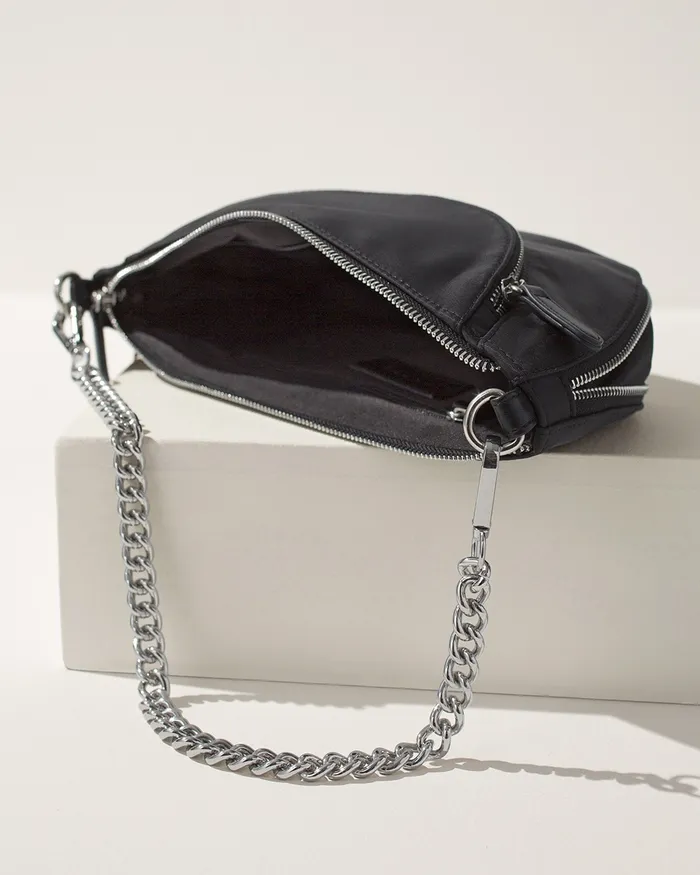 Chico039s Half Moon Crossbody Bag Classic Navy Women Bags