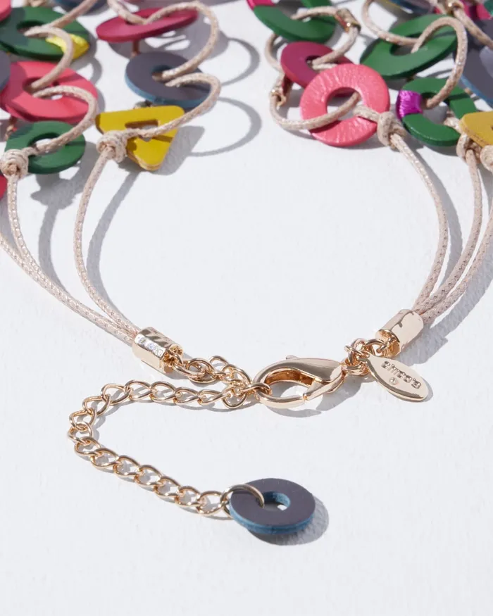 Chico039s Leather Multistrand Necklace Multi Women Necklaces