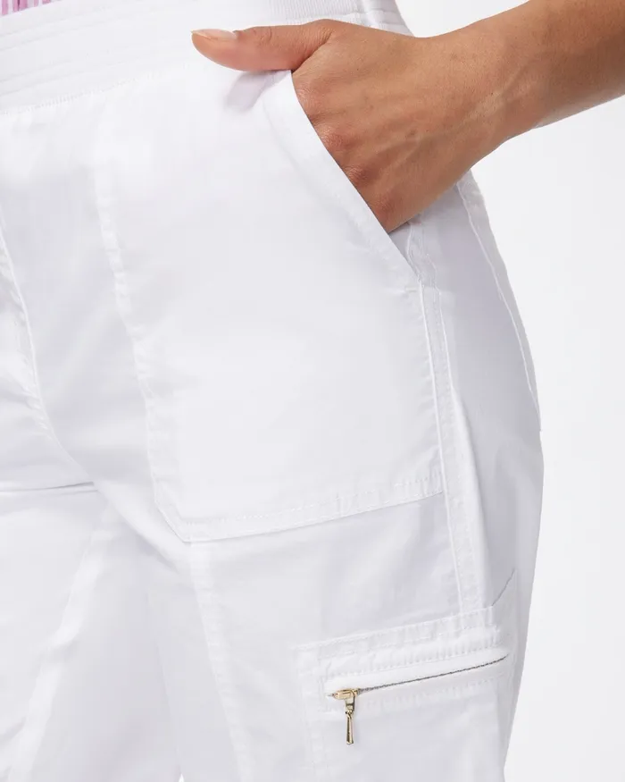 Chico039s Poplin Crops Alabaster Women Pants