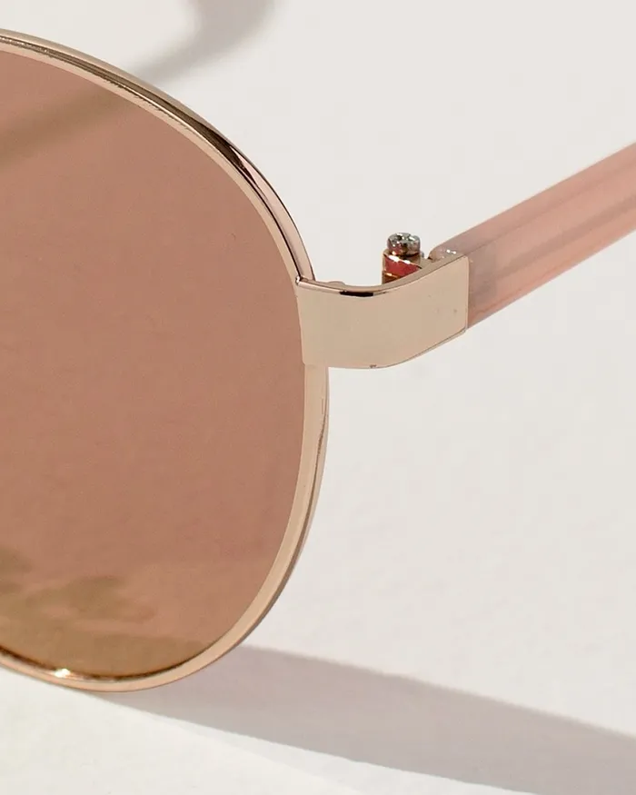 Chico039s Wire Frame Sunglasses Gold Women Eyewear