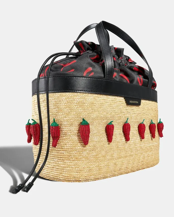 Chilli Bag Beige Women Aquazzura Shoulder Bags Chilli Bag Beige Women Aquazzura Shoulder Bags