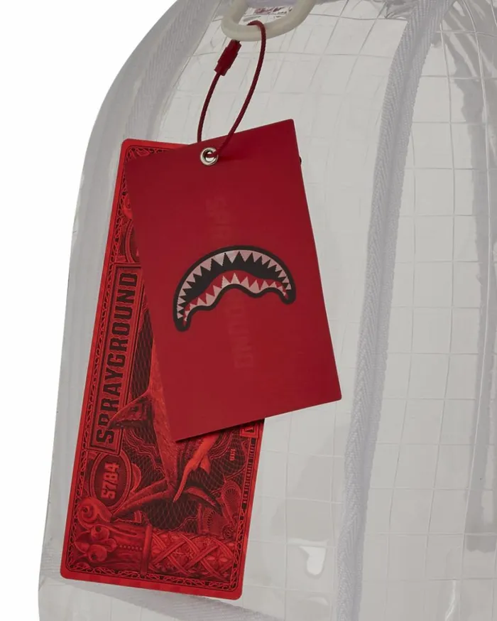 CLEAR VISION SHARKS IN PARIS 8211 100 ALL CLEAR DLX BACKPACK Bags SPRAYGROUND CLEAR VISION SHARKS IN PARIS 8211 100 ALL CLEAR DLX BACKPACK Bags SPRAYGROUND