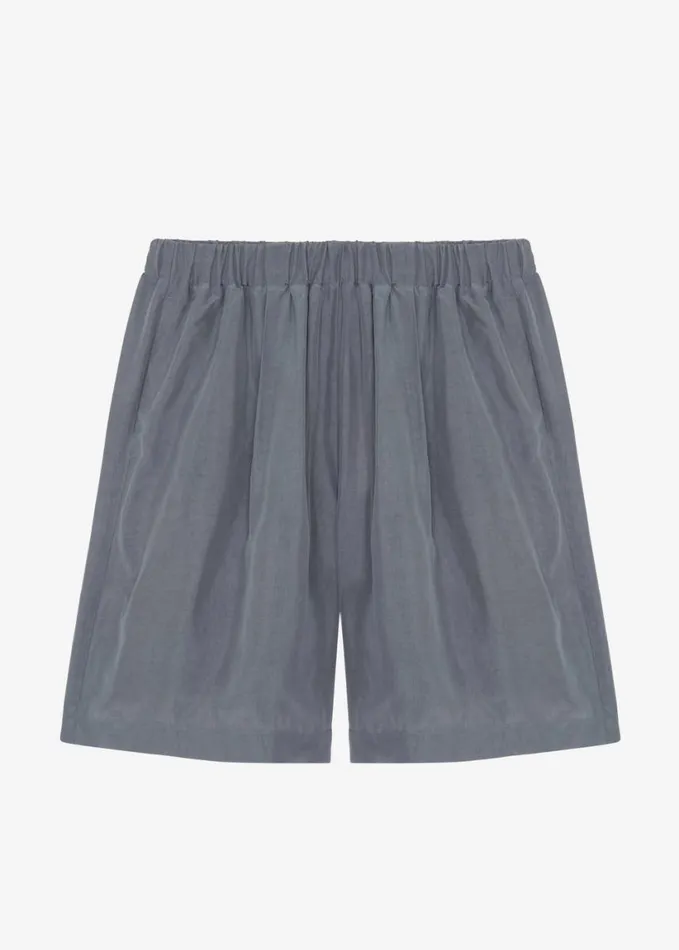 Clothing Men The Frankie Shop Leland Silky Boxer Shorts 8211 Charcoal