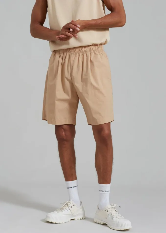 Clothing Men The Frankie Shop Matthias Boxer Bermuda Shorts 8211 Latte