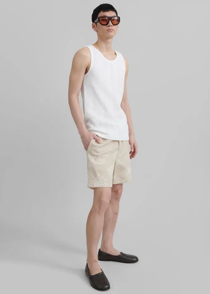 Clothing Men The Frankie Shop Samse Samse Sajabari Shorts 8211 Desert Fossil