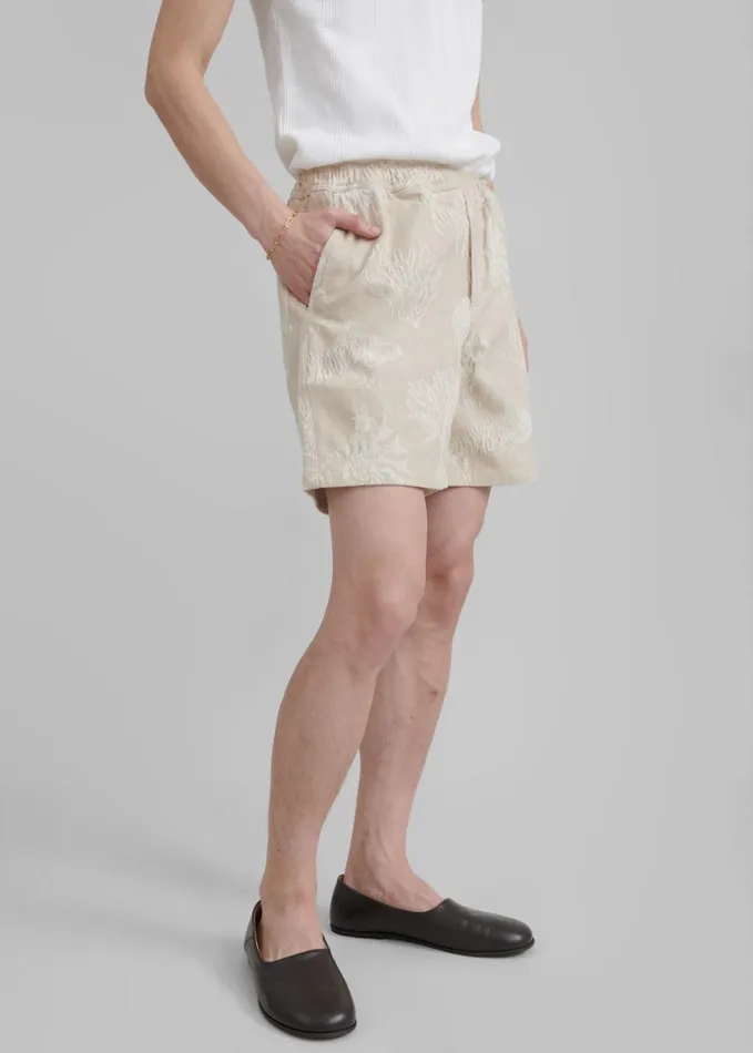 Clothing Men The Frankie Shop Samse Samse Sajabari Shorts 8211 Desert Fossil
