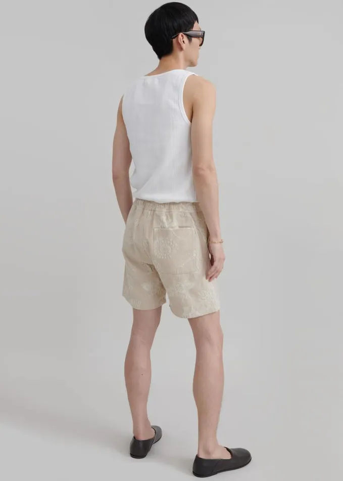 Clothing Men The Frankie Shop Samse Samse Sajabari Shorts 8211 Desert Fossil