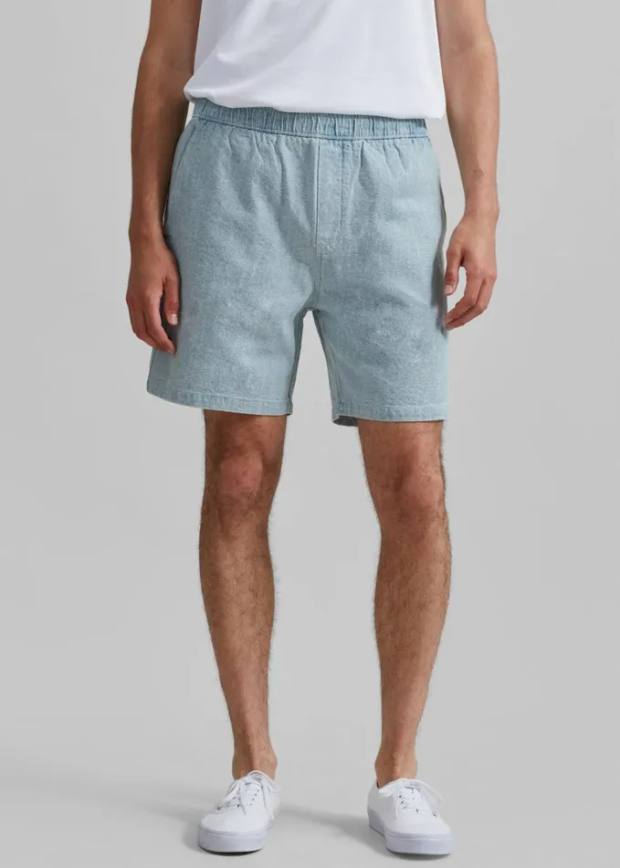 Clothing Men The Frankie Shop Samse Samse Sajabari Shorts 8211 Destructed Denim