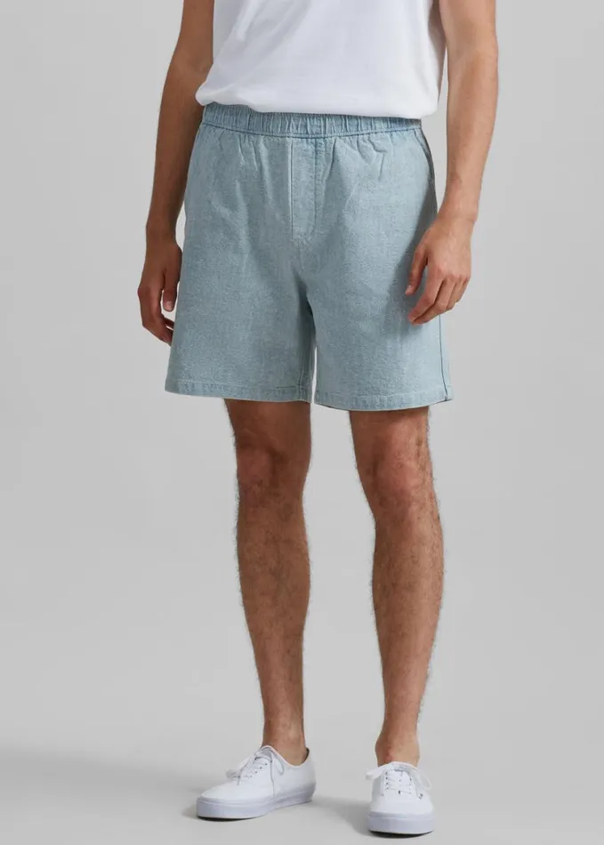 Clothing Men The Frankie Shop Samse Samse Sajabari Shorts 8211 Destructed Denim