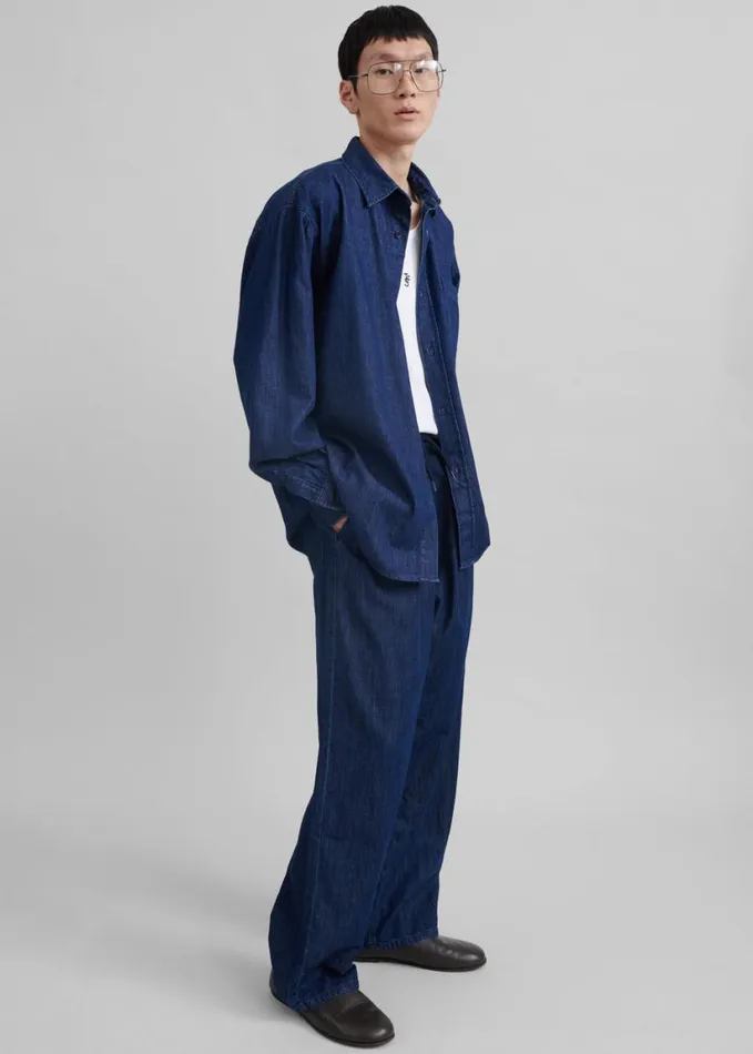 Clothing Men The Frankie Shop Tanner Denim Pants 8211 Raw Wash