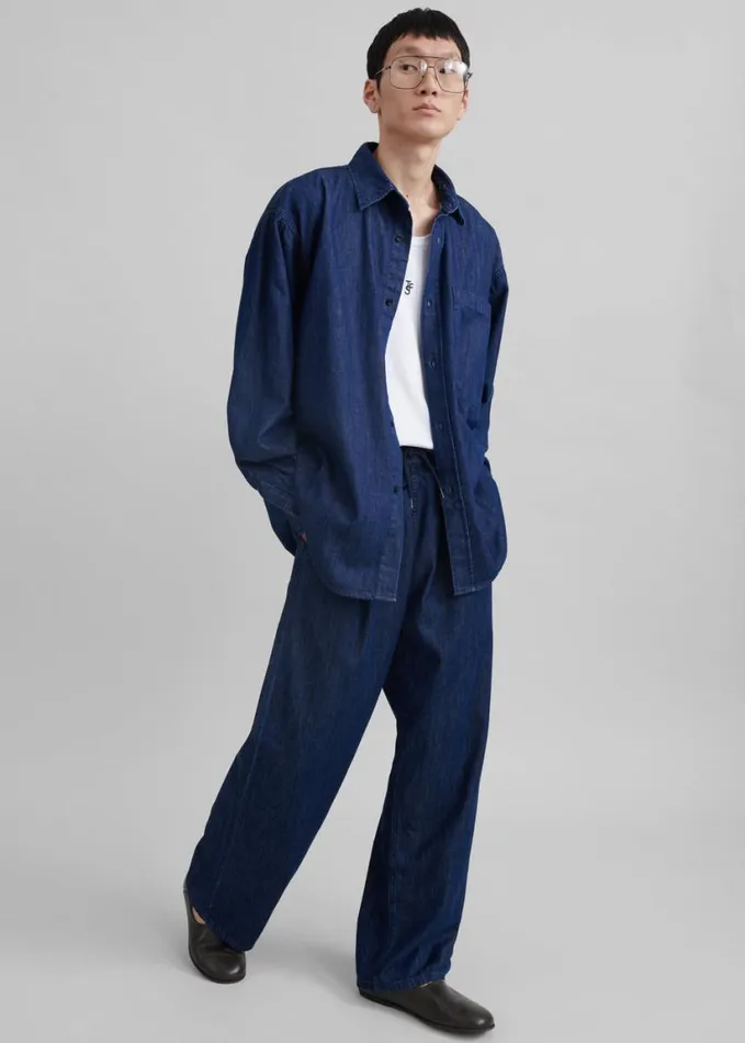 Clothing Men The Frankie Shop Tanner Denim Pants 8211 Raw Wash