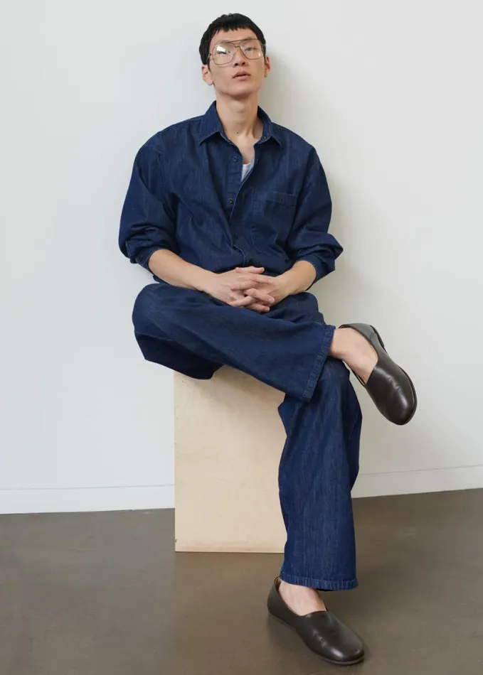 Clothing Men The Frankie Shop Tanner Denim Pants 8211 Raw Wash
