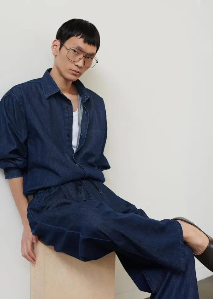 Clothing Men The Frankie Shop Tanner Denim Pants 8211 Raw Wash