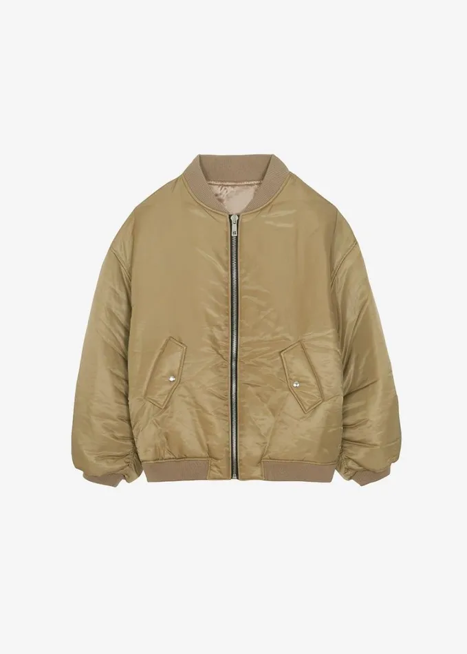 Clothing WomenMen The Frankie Shop Astra Bomber Jacket 8211 Olive