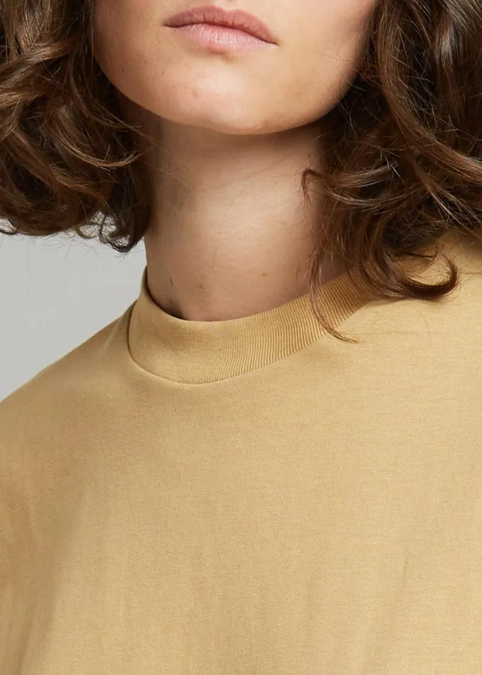 Clothing WomenMen The Frankie Shop Evora Tee 8211 Sahara