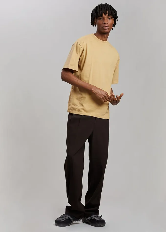 Clothing WomenMen The Frankie Shop Evora Tee 8211 Sahara