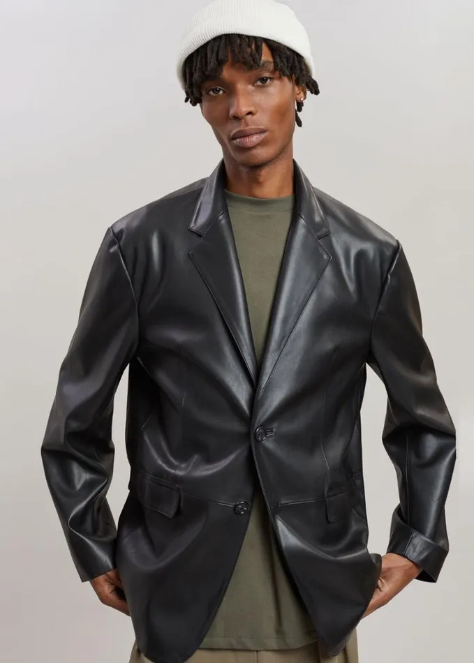 Clothing WomenMen The Frankie Shop Olympia Blazer 8211 Black