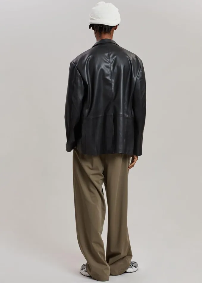 Clothing WomenMen The Frankie Shop Olympia Blazer 8211 Black