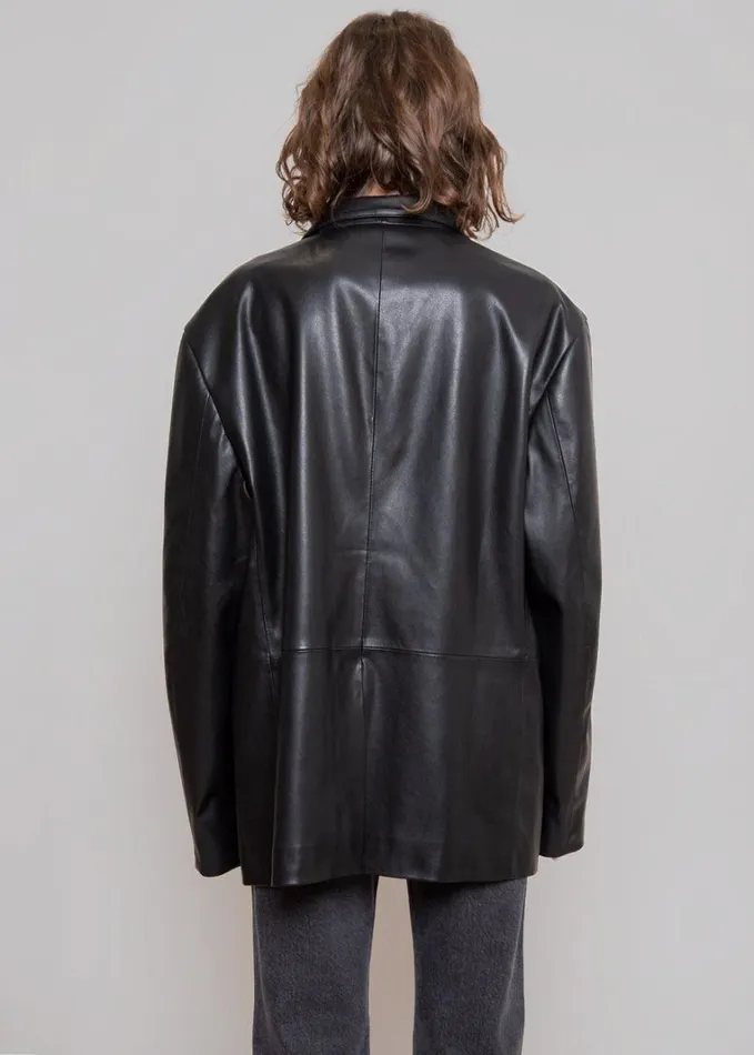 Clothing WomenMen The Frankie Shop Olympia Blazer 8211 Black
