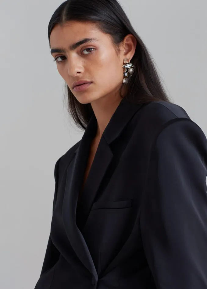 Clothing Women The Frankie Shop Angelica Blazer 8211 Black