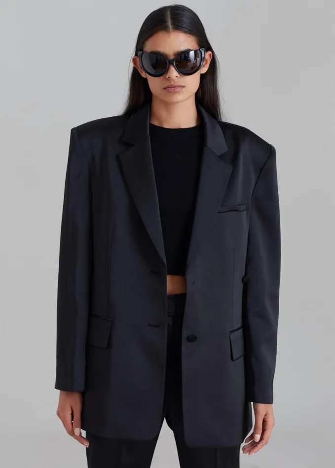 Clothing Women The Frankie Shop Angelica Blazer 8211 Black
