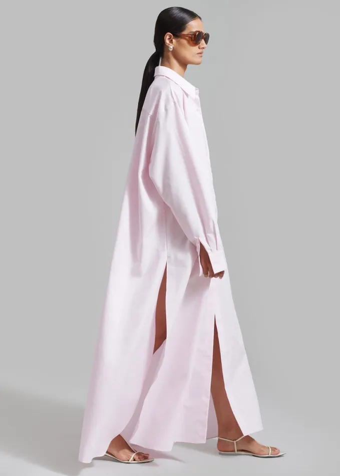 Clothing Women The Frankie Shop Avery Shirt Dress 8211 Petal