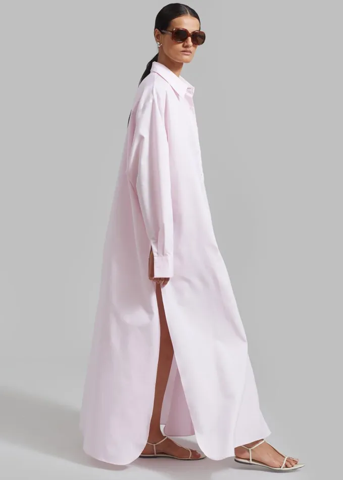 Clothing Women The Frankie Shop Avery Shirt Dress 8211 Petal