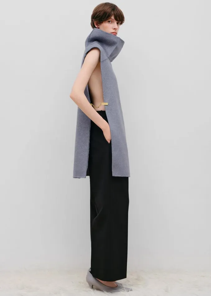 Clothing Women The Frankie Shop Bevza Manishka Vest 8211 Grey