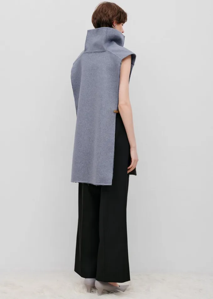 Clothing Women The Frankie Shop Bevza Manishka Vest 8211 Grey