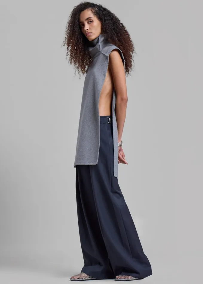 Clothing Women The Frankie Shop Bevza Manishka Vest 8211 Grey
