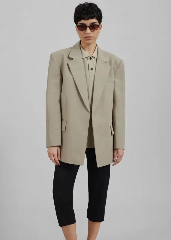 Clothing Women The Frankie Shop Del Blazer 8211 Beige
