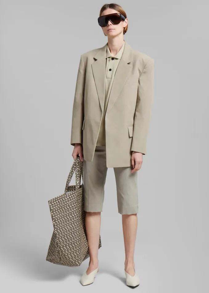 Clothing Women The Frankie Shop Del Blazer 8211 Beige
