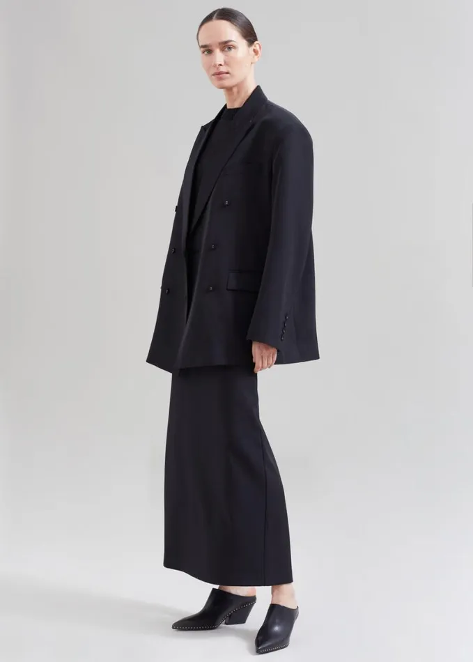Clothing Women The Frankie Shop Demi Blazer 8211 Black