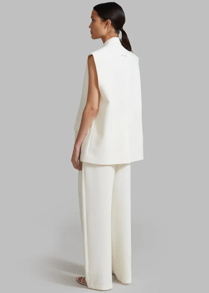 Clothing Women The Frankie Shop Eloise Vest 8211 Cream