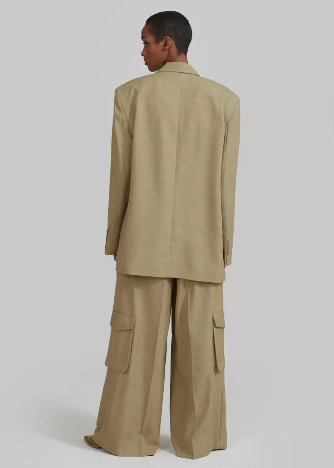 Clothing Women The Frankie Shop Gladys Blazer 8211 Khaki