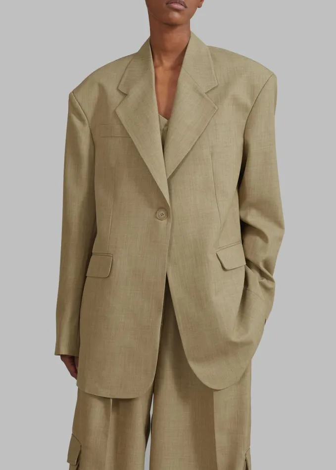 Clothing Women The Frankie Shop Gladys Blazer 8211 Khaki