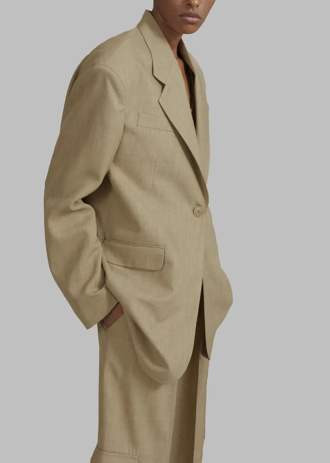 Clothing Women The Frankie Shop Gladys Blazer 8211 Khaki