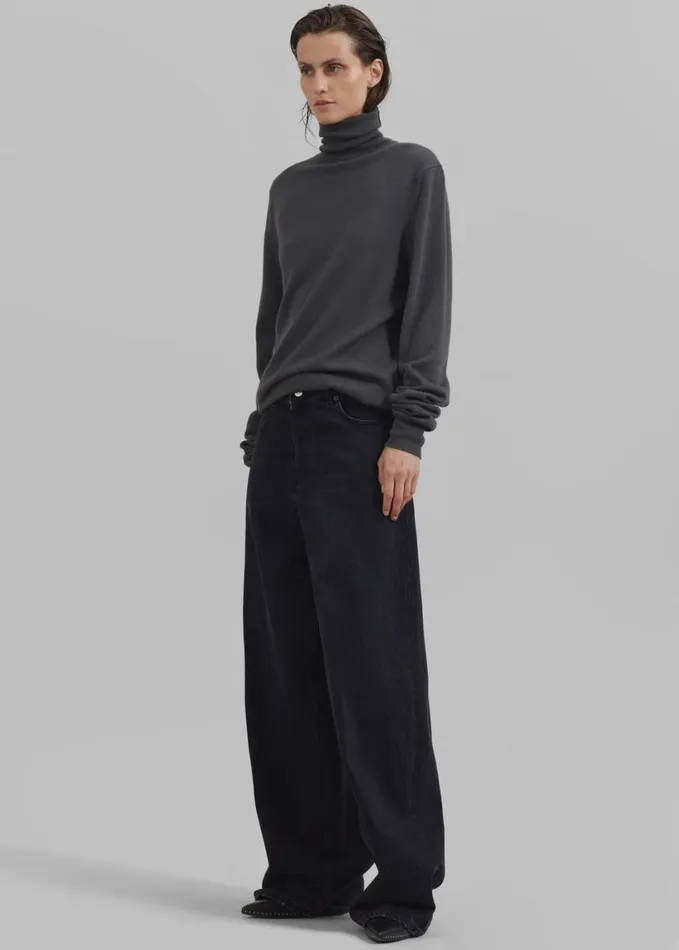 Clothing Women The Frankie Shop Haikure Bethany Jeans 8211 Bassano Black
