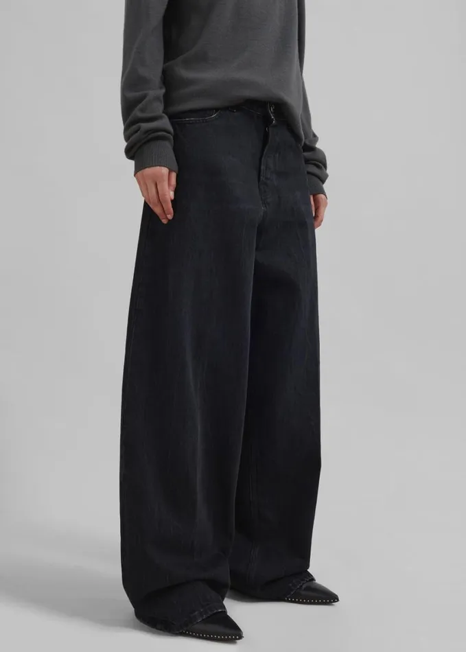 Clothing Women The Frankie Shop Haikure Bethany Jeans 8211 Bassano Black