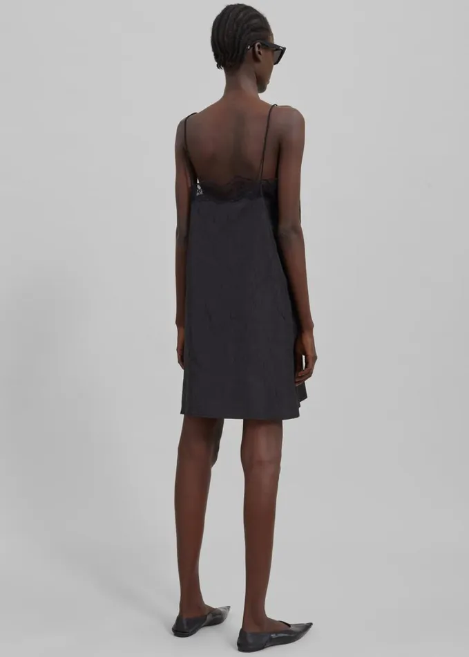 Clothing Women The Frankie Shop Julia Slip Dress 8211 Black
