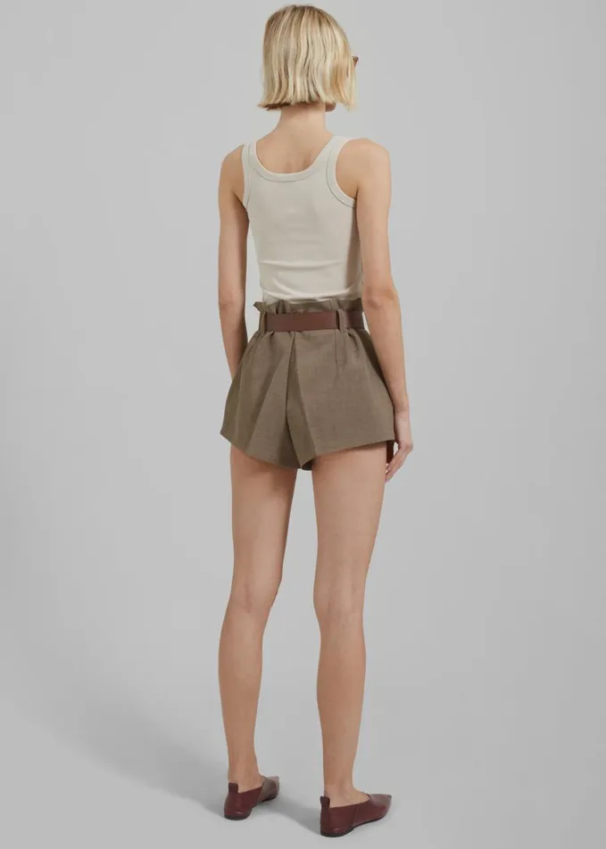 Clothing Women The Frankie Shop Kim Tank Top 8211 Beige