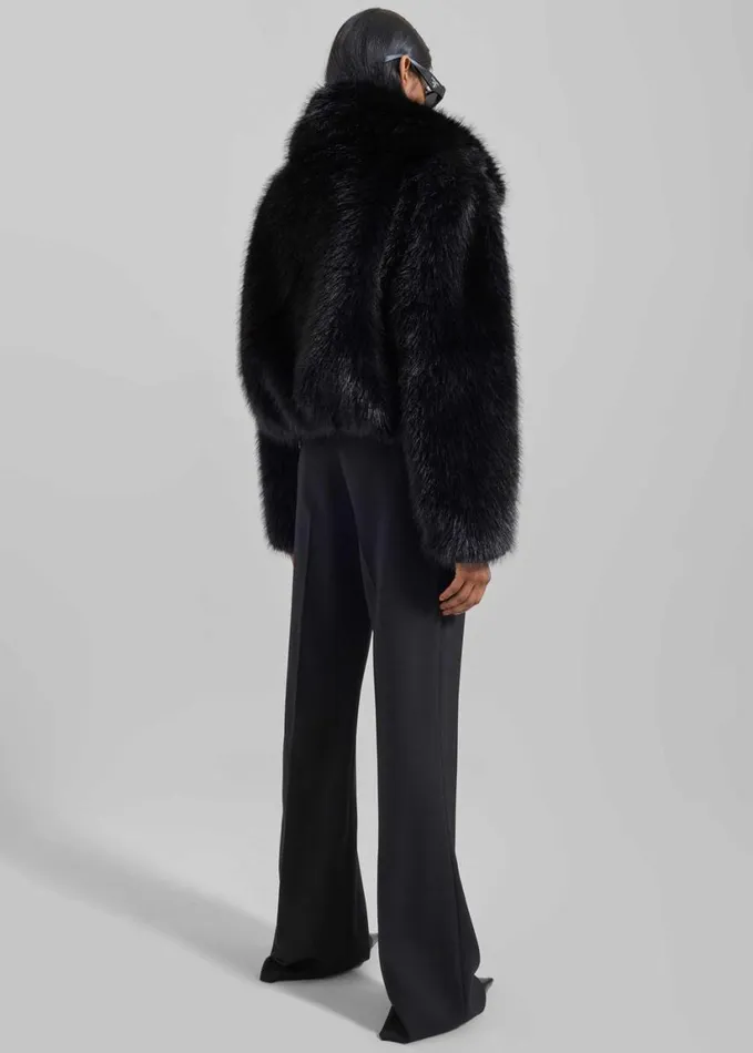 Clothing Women The Frankie Shop Lyra Flared Pants 8211 Black