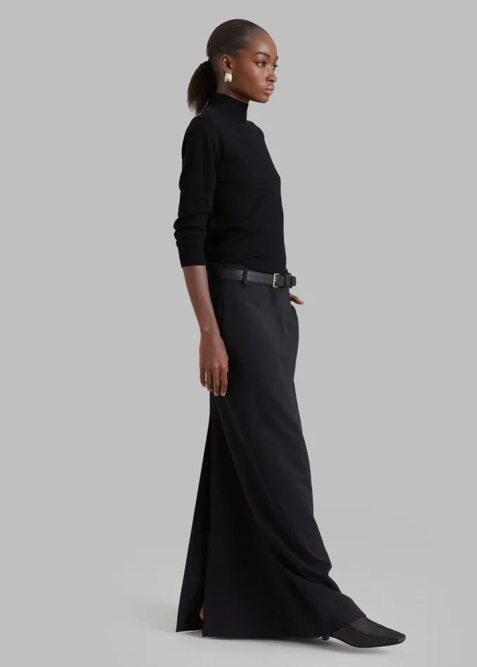 Clothing Women The Frankie Shop Malvo Long Pencil Skirt 8211 Black